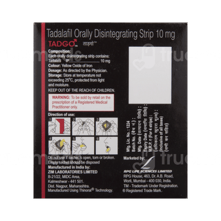 Tadgo 10 Mg Tablet 4